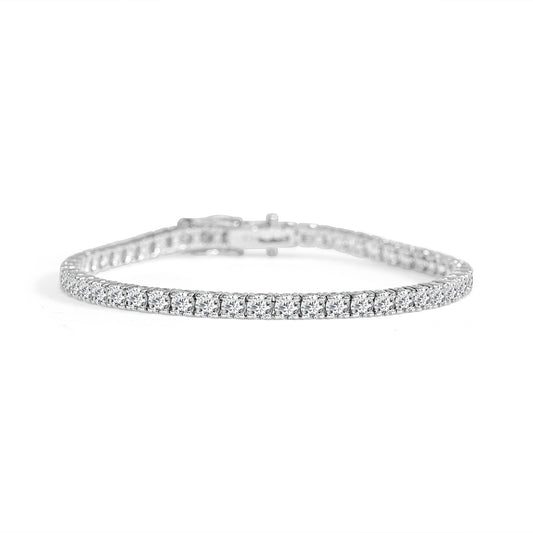 18k White gold tennis bracelet