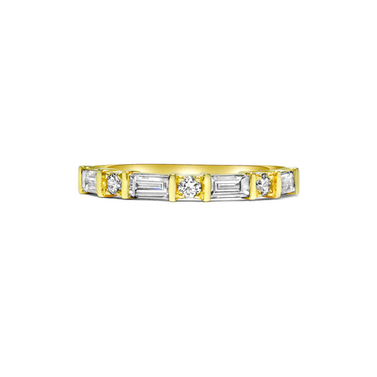 Alternate Bar/Claw set Diamond Band image 0