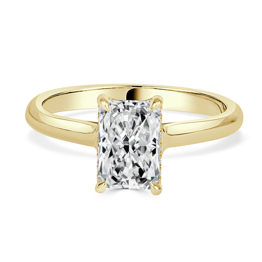 Lab Grown Radiant Cut Diamond Engagement Ring image 0