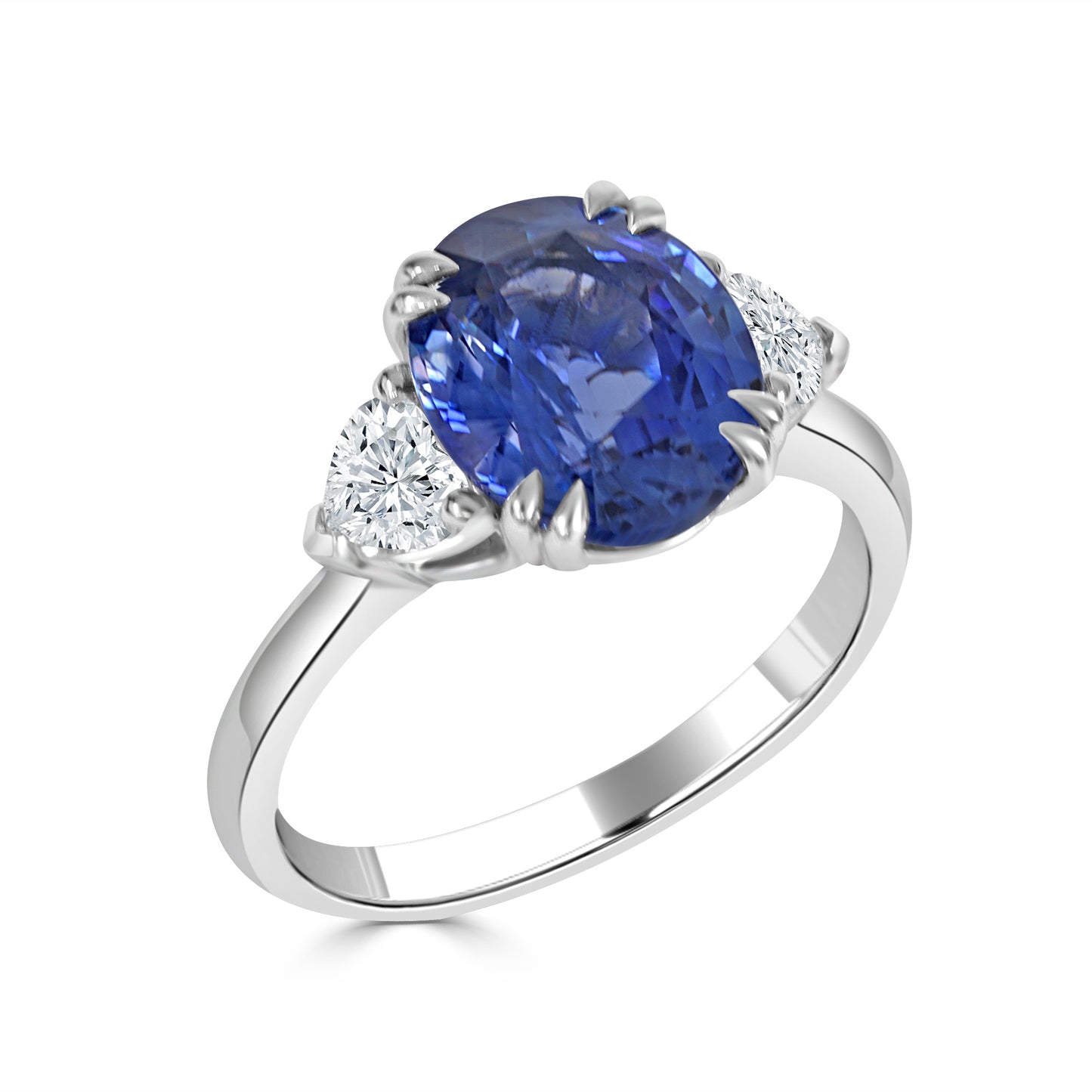 Ceylon Sapphire and Diamond Dress Ring image 1