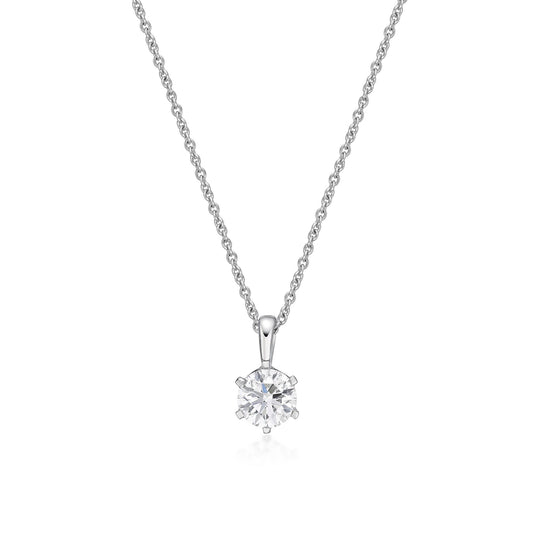 18k 0.50 Ct Diamond Pendant image 0
