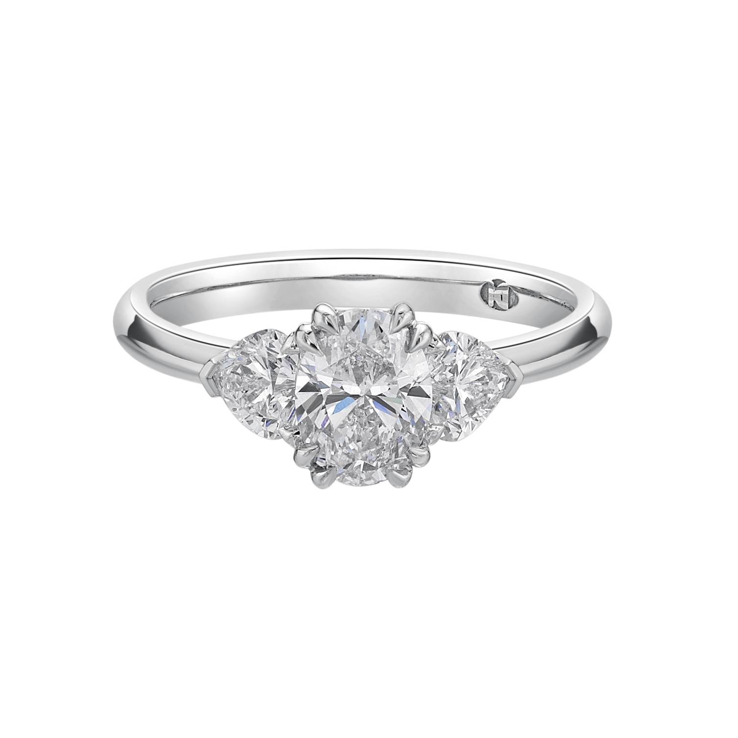 Lasya - Oval Cut Diamond Engagement Ring image 0