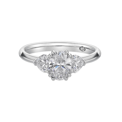Lasya - Oval Cut Diamond Engagement Ring image 0