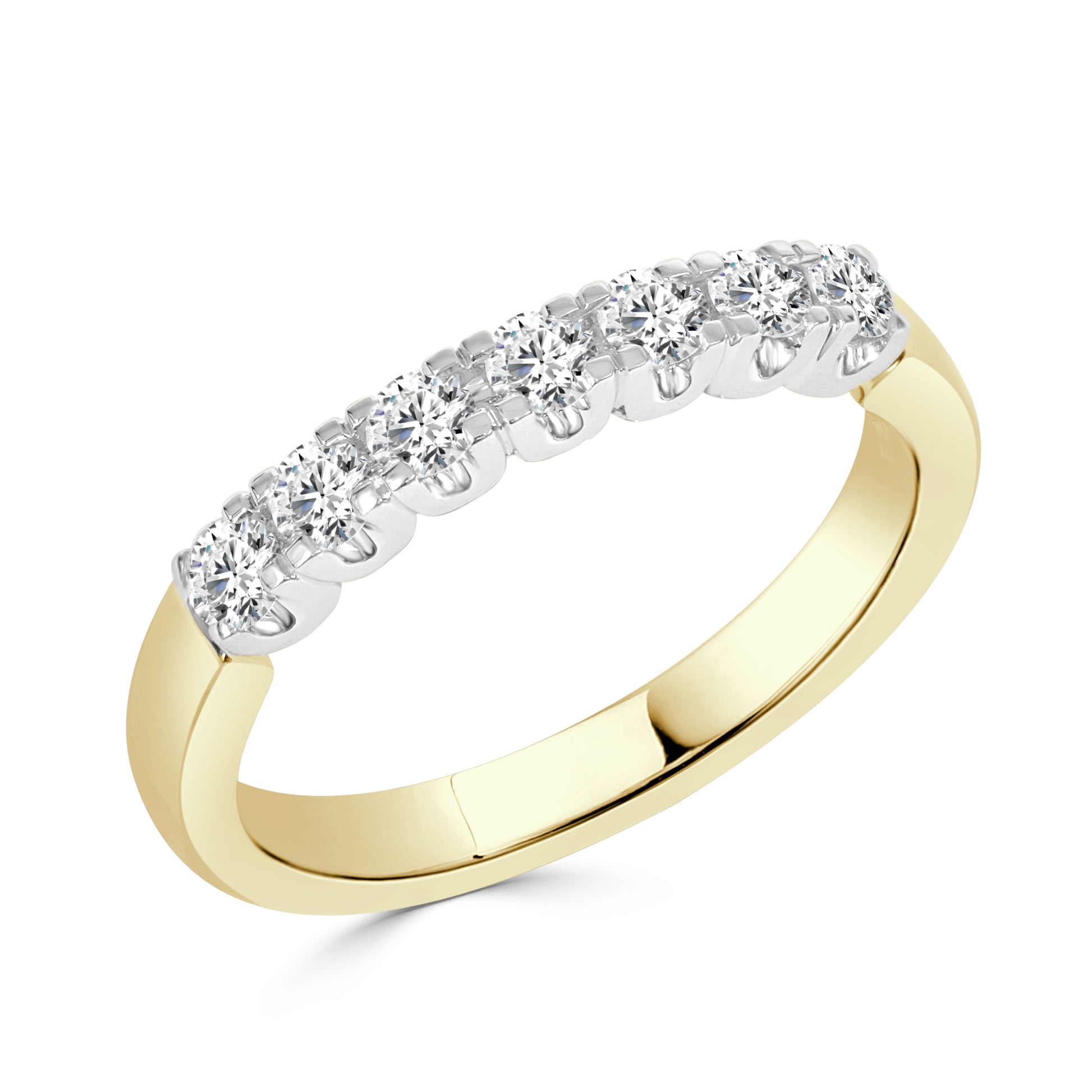 Round Brilliant Cut Diamond Band image 1