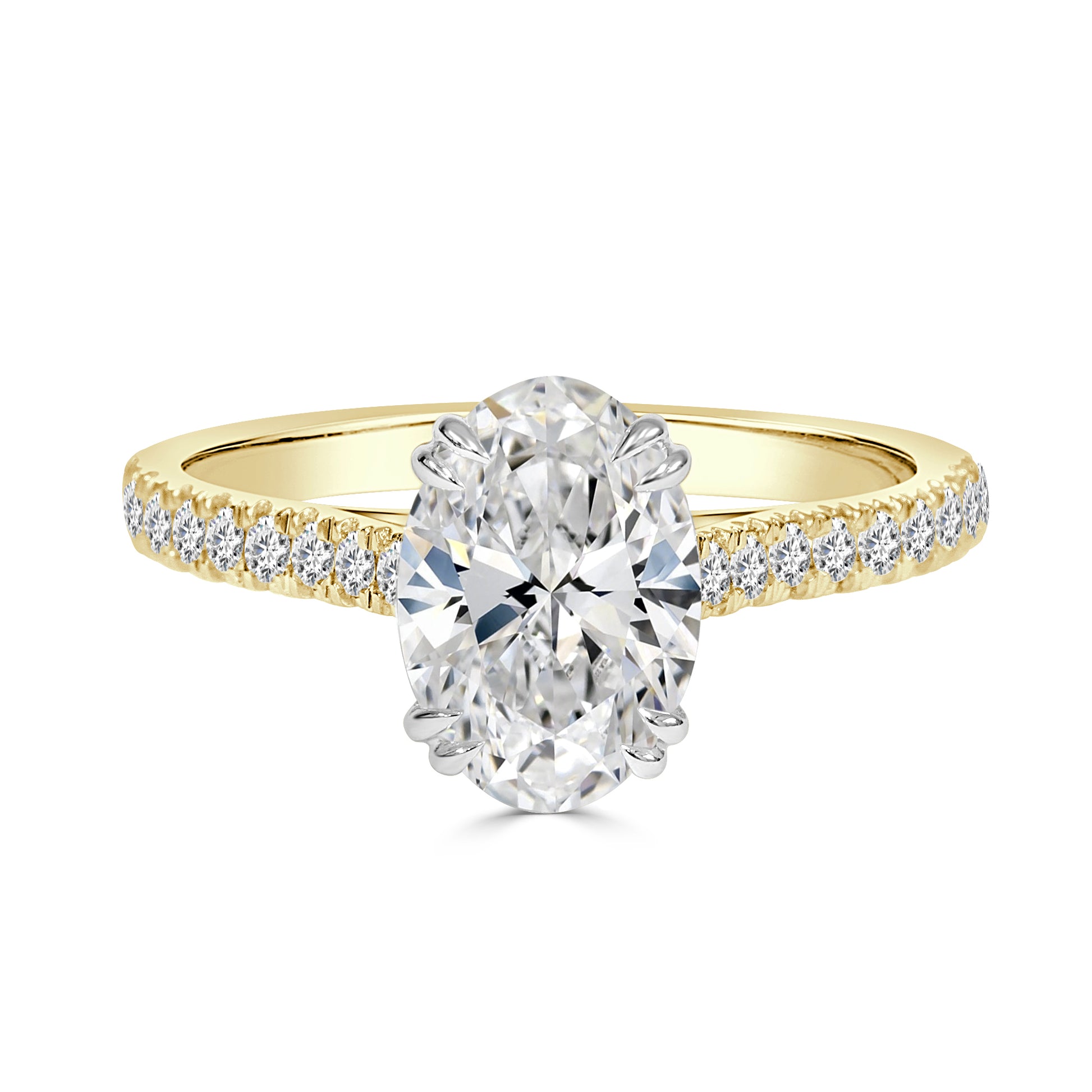Lab Grown Venus Oval Diamond Engagement Ring image 1