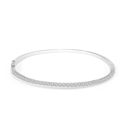 1 Carat Round Brilliant Cut Diamond Bangle image 0