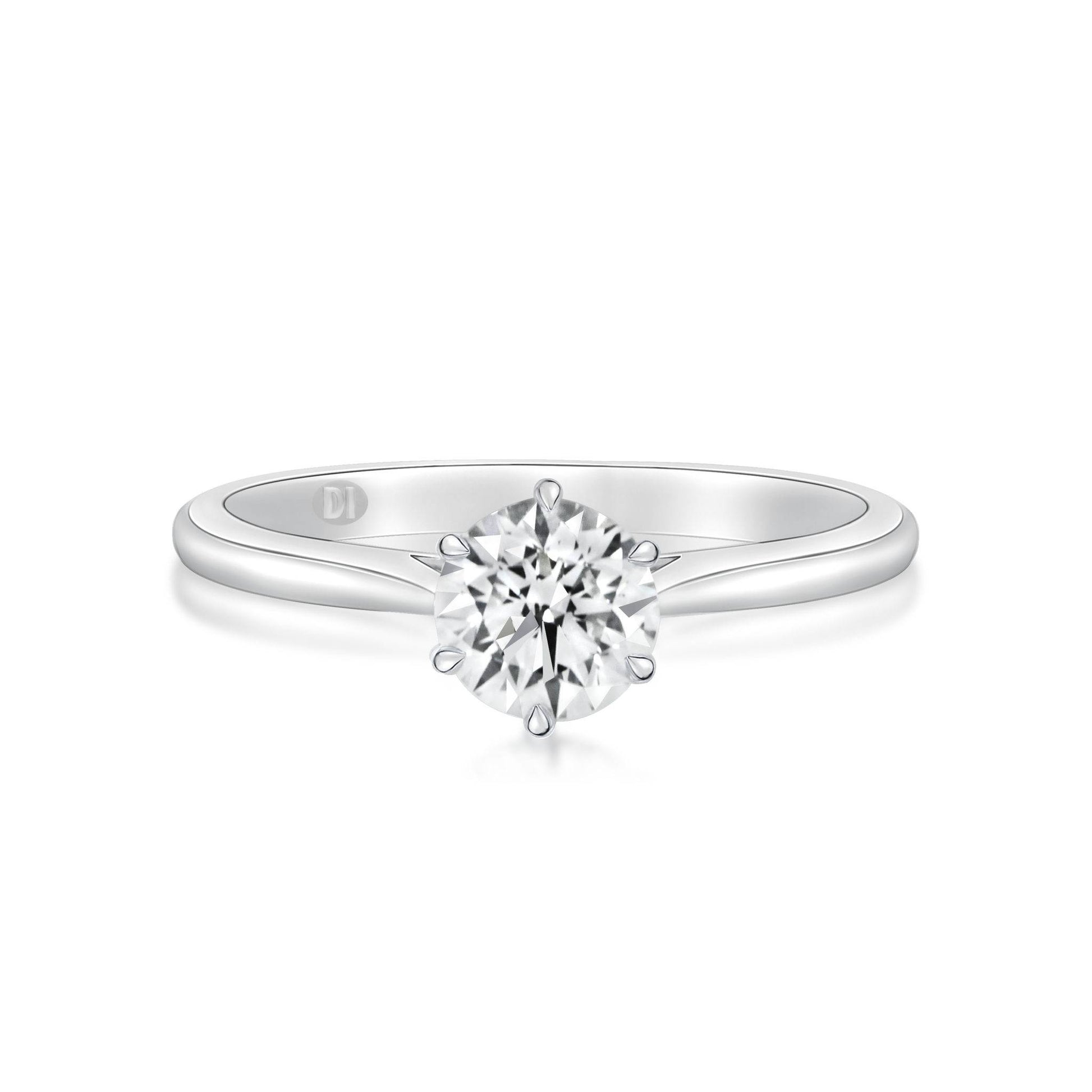 18K 0.70ct Round Brilliant Cut Diamond Solitaire image 0