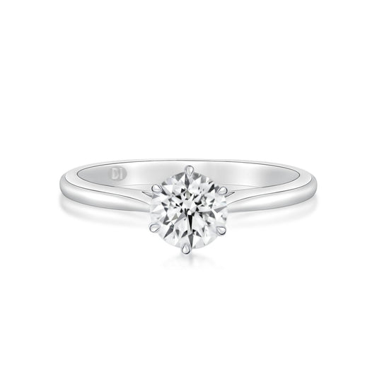18K 0.70ct Round Brilliant Cut Diamond Solitaire image 0