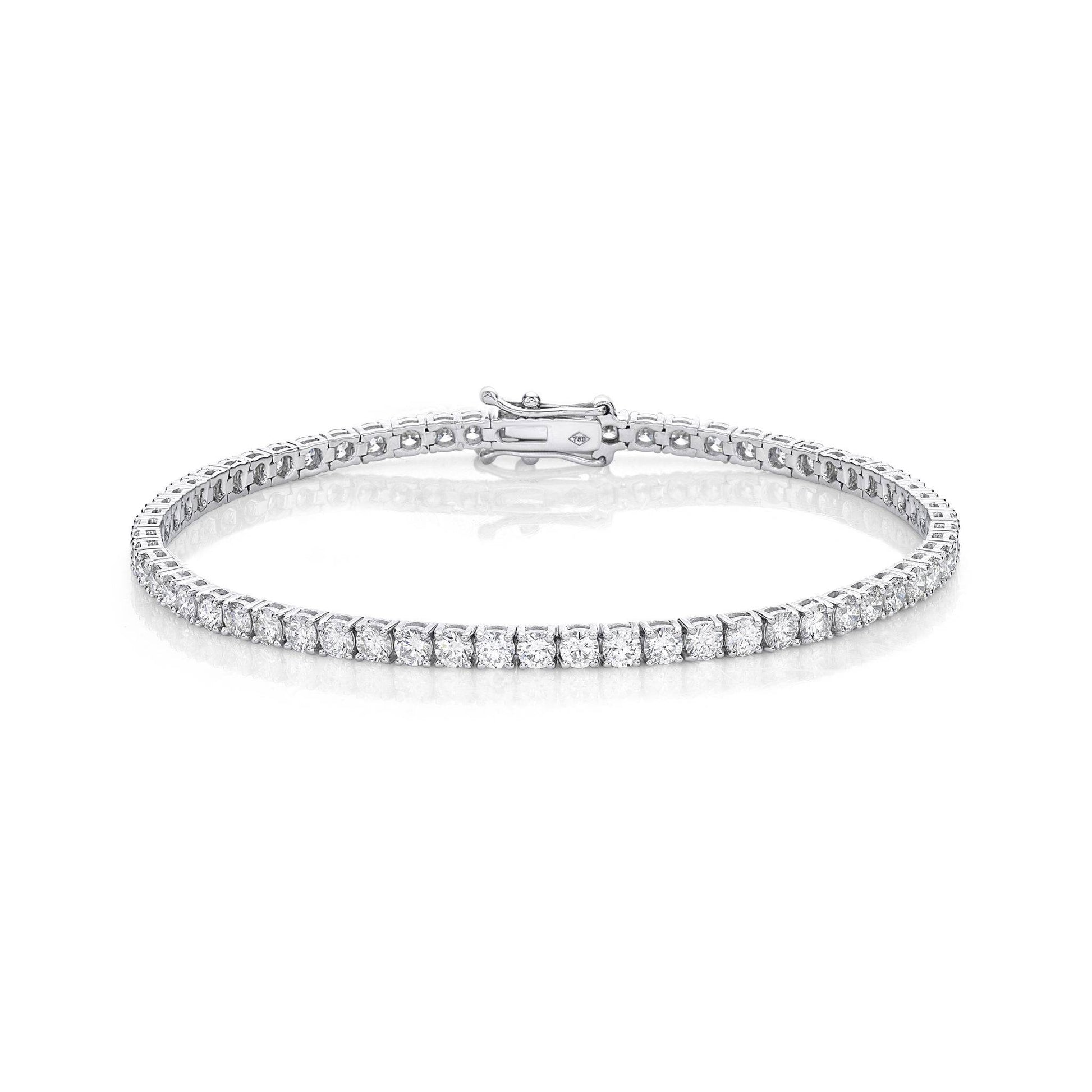 18k 1.20 Ct Diamond Tennis Bracelet image 1
