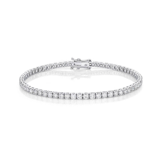 18k 1.20 Ct Diamond Tennis Bracelet image 1