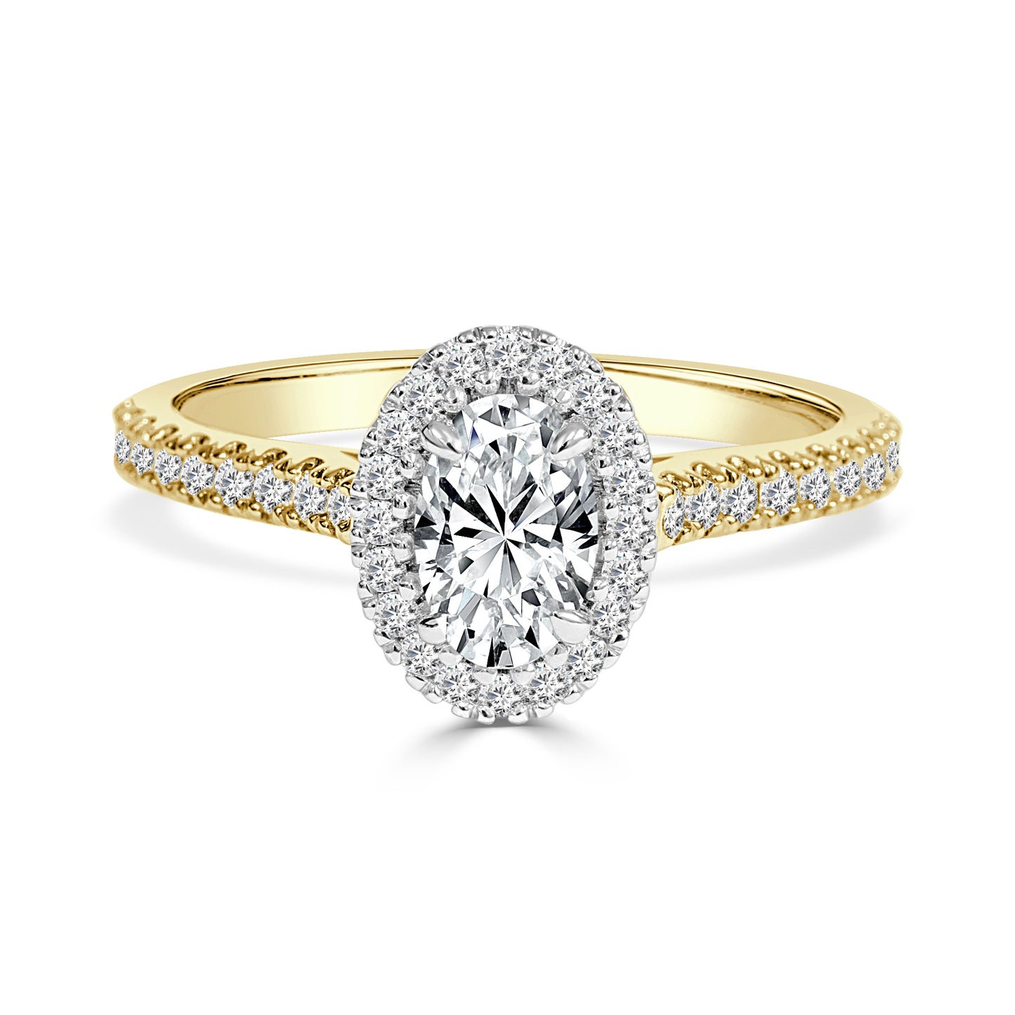 Estelle - Oval Cut Diamond Engagement Ring