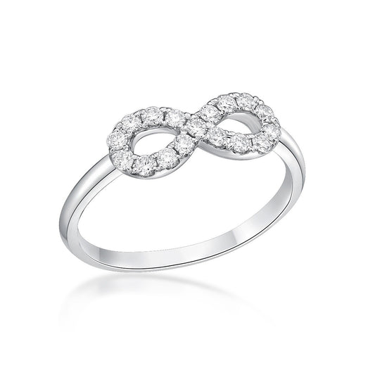 Infinity Diamond Dress Ring