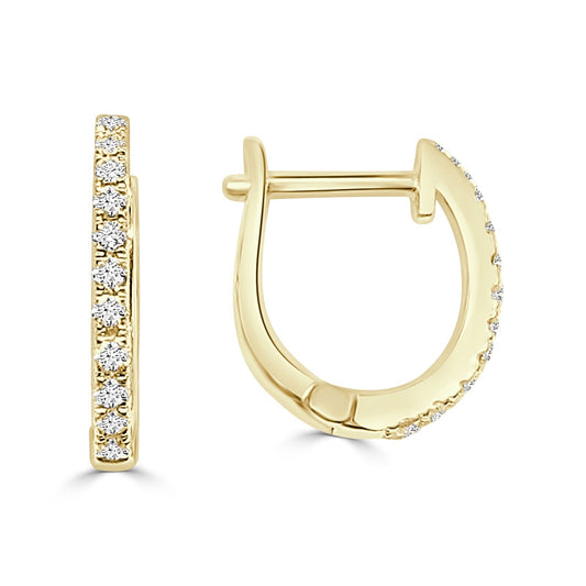 DIAMOND HOOP EARRINGS