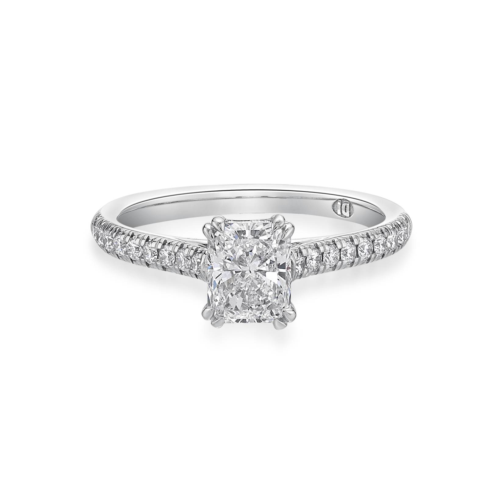 Venus - Radiant Cut Diamond Engagement Ring image 0