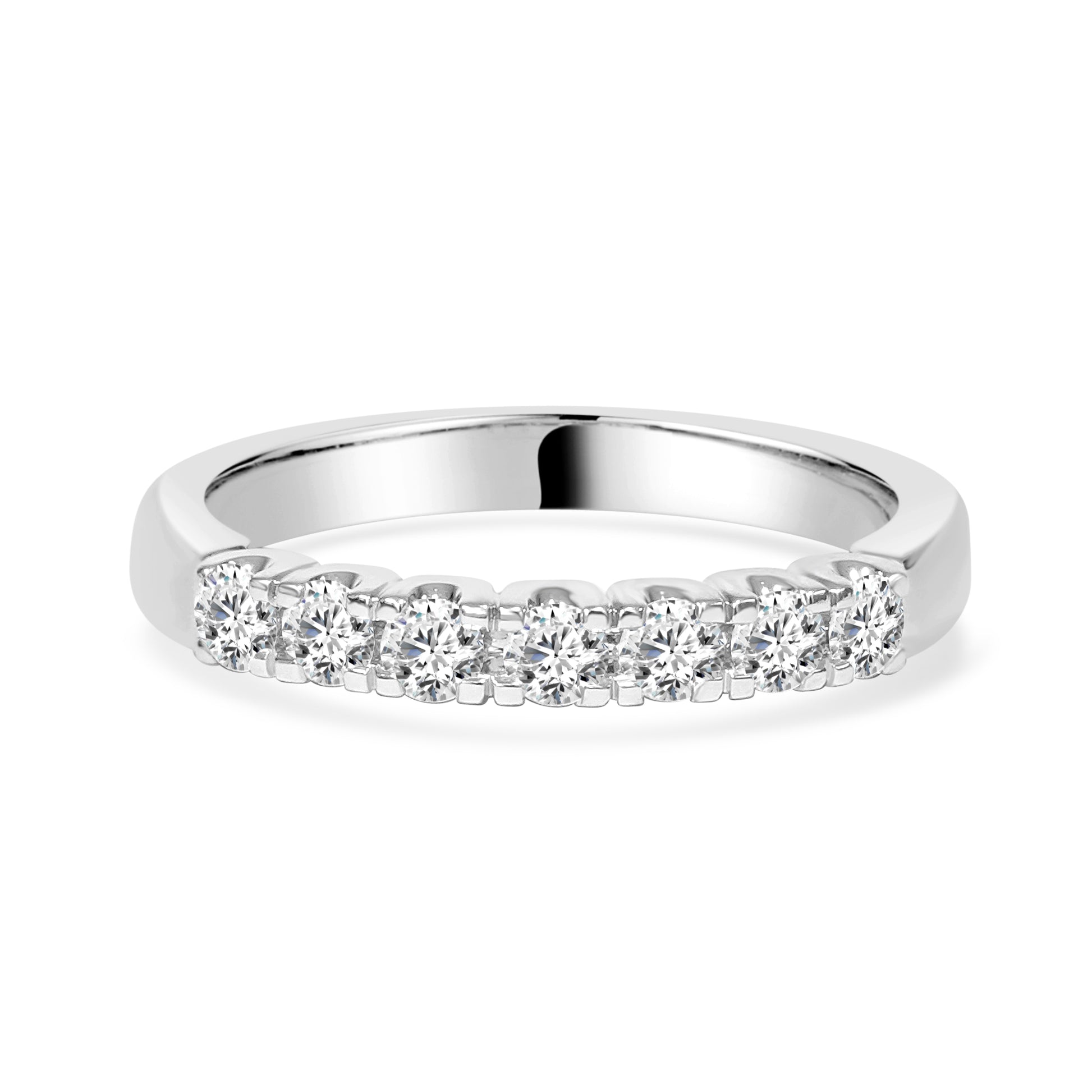 Round Brilliant Cut Diamond Band image 0