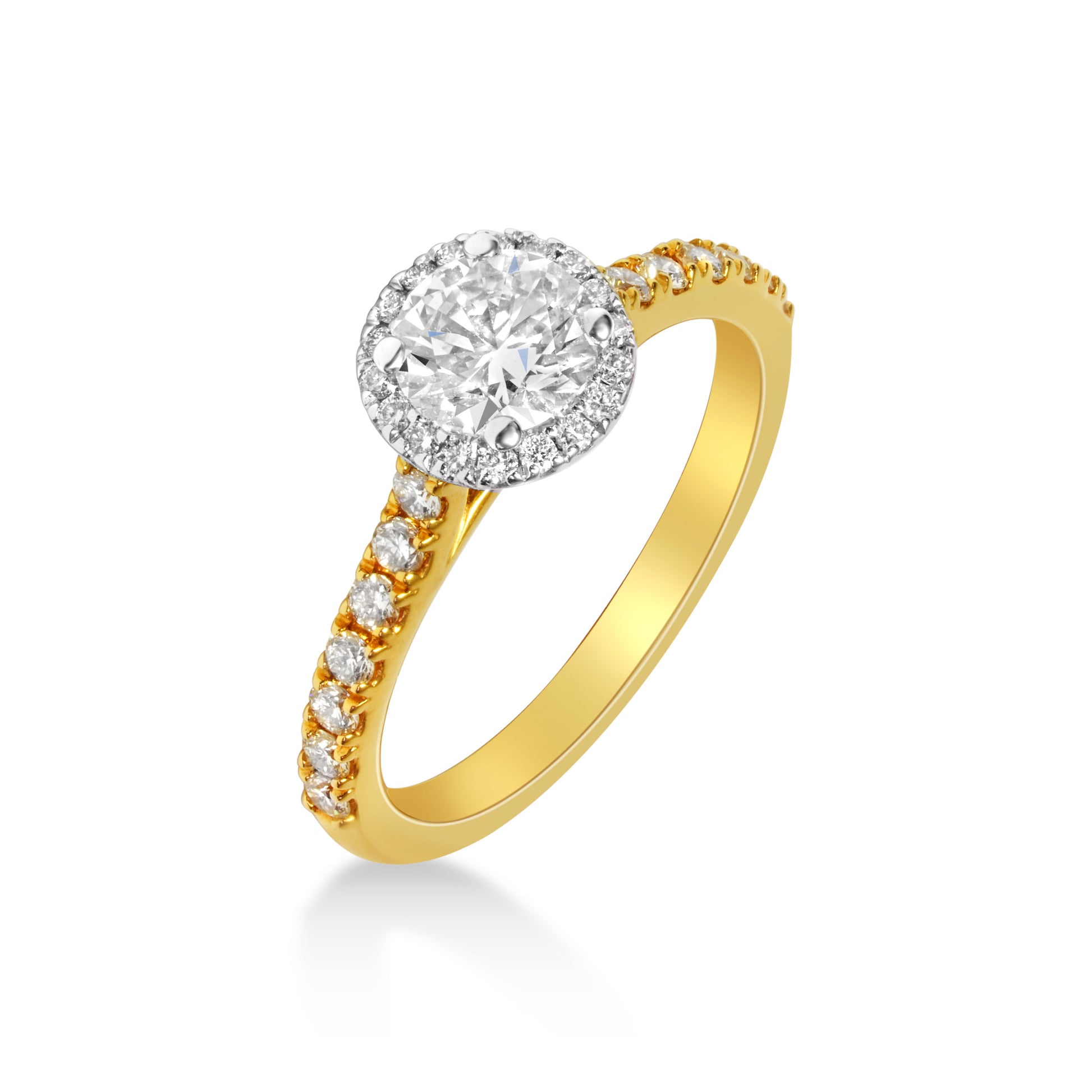 Round Brilliant Cut Diamond Engagement Ring image 0