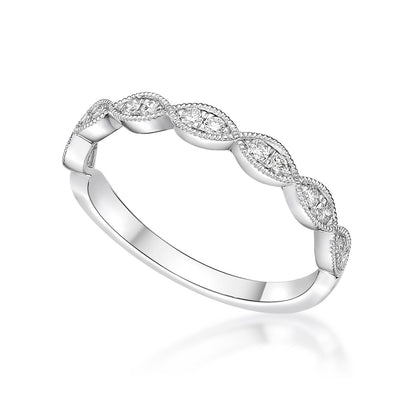 18K Marquise Diamond Dress Ring image 1