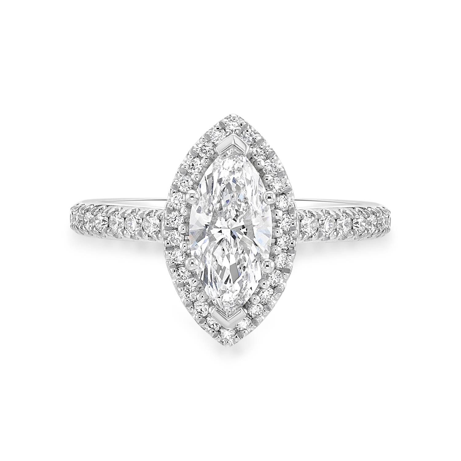 Estelle - Marquise Cut Diamond Engagement Ring image 0