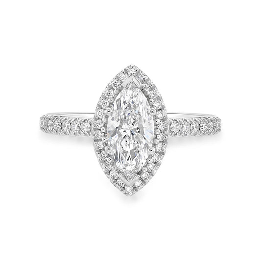 Estelle - Marquise Cut Diamond Engagement Ring image 0