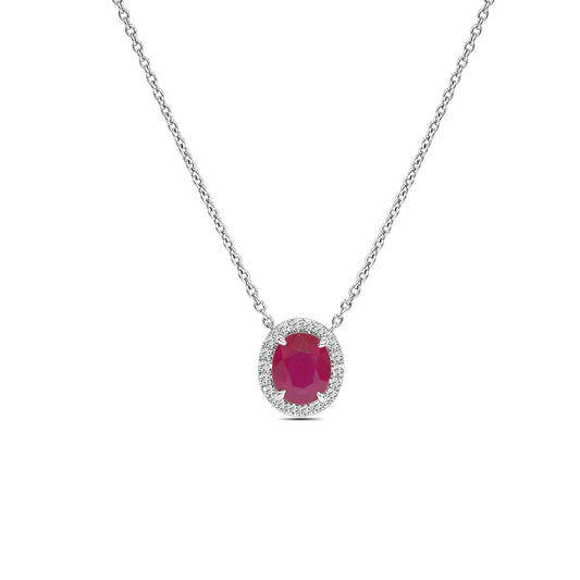 Ruby and Diamond Pendant image 0