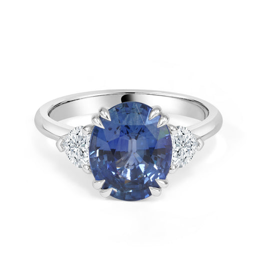 Ceylon Sapphire and Diamond Dress Ring image 0