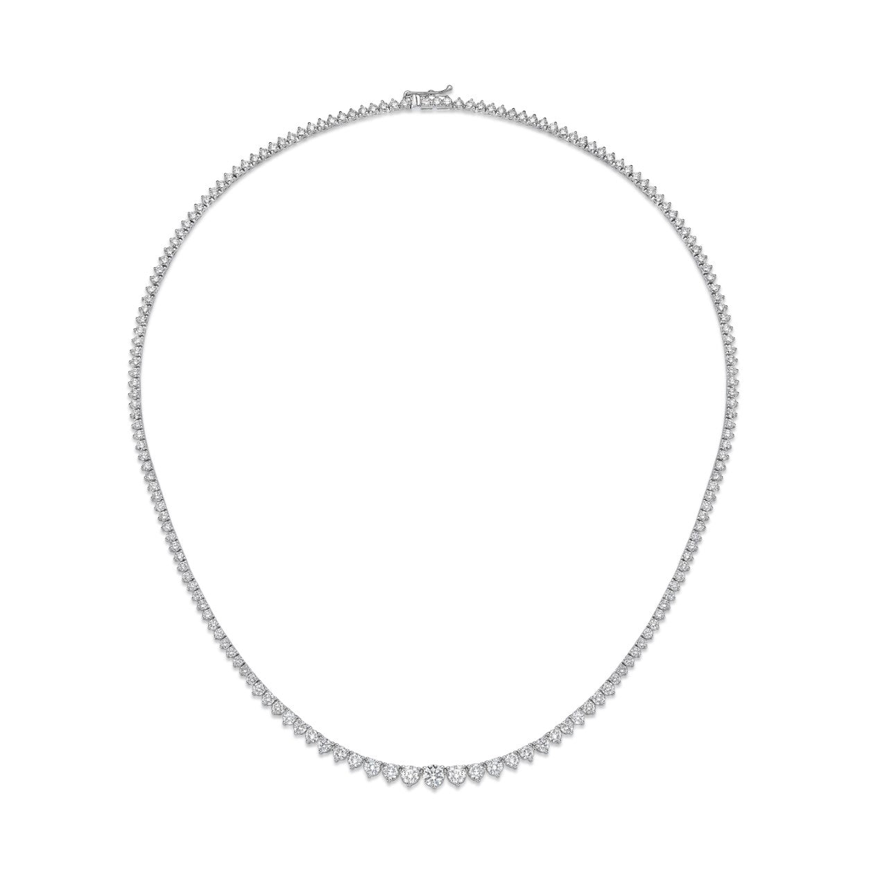 Round Brilliant Cut Diamond Necklace image 0