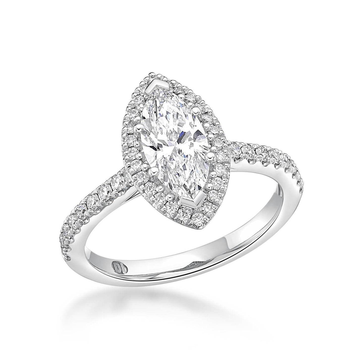Estelle - Marquise Cut Diamond Engagement Ring image 1