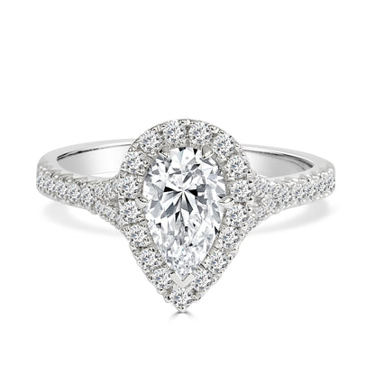 Halley - 1 Carat Pear Cut Diamond Engagement Ring image 0