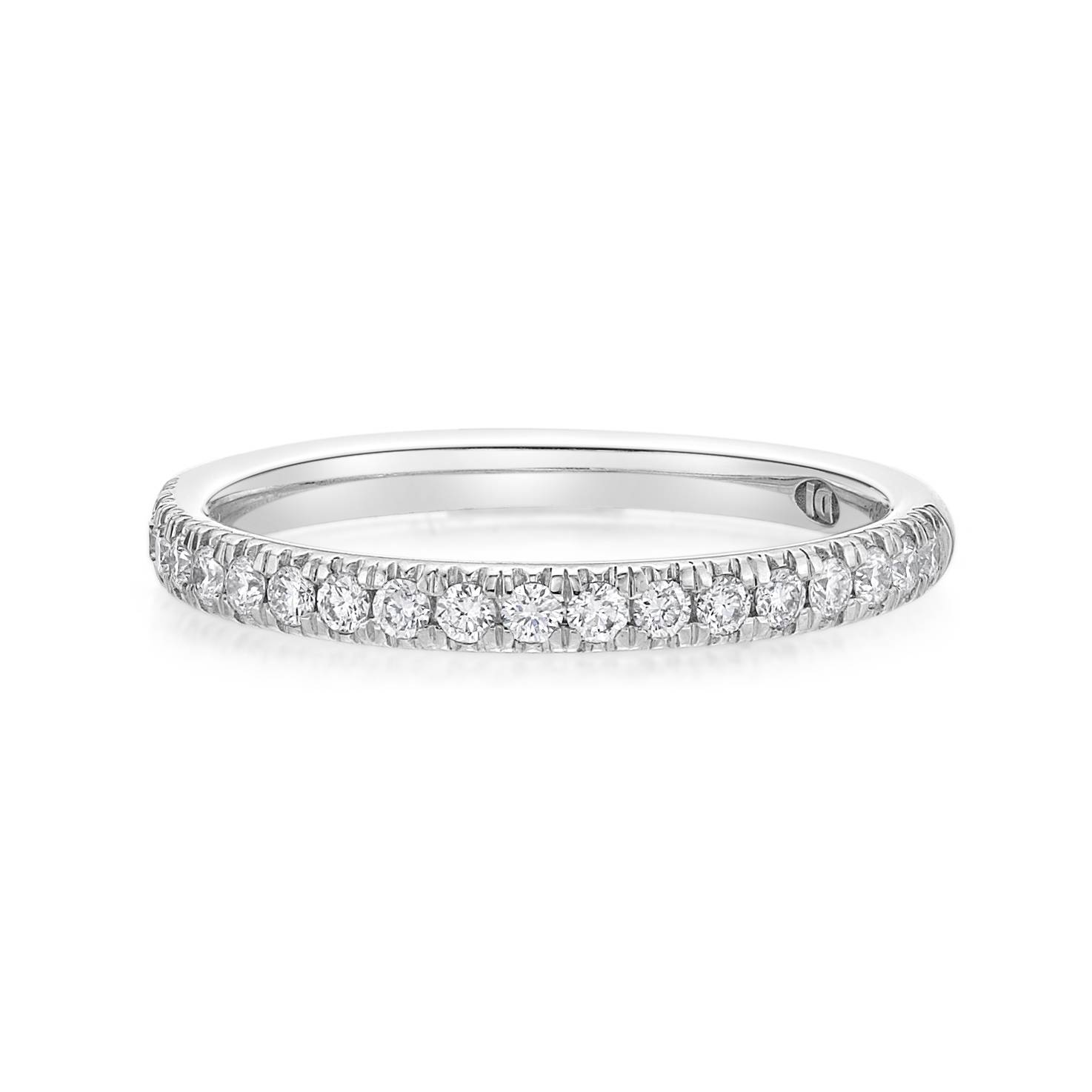 Venus - Round Brilliant Cut Diamond Band image 0