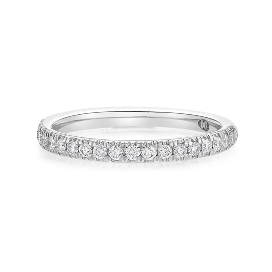 Venus - Round Brilliant Cut Diamond Band image 0