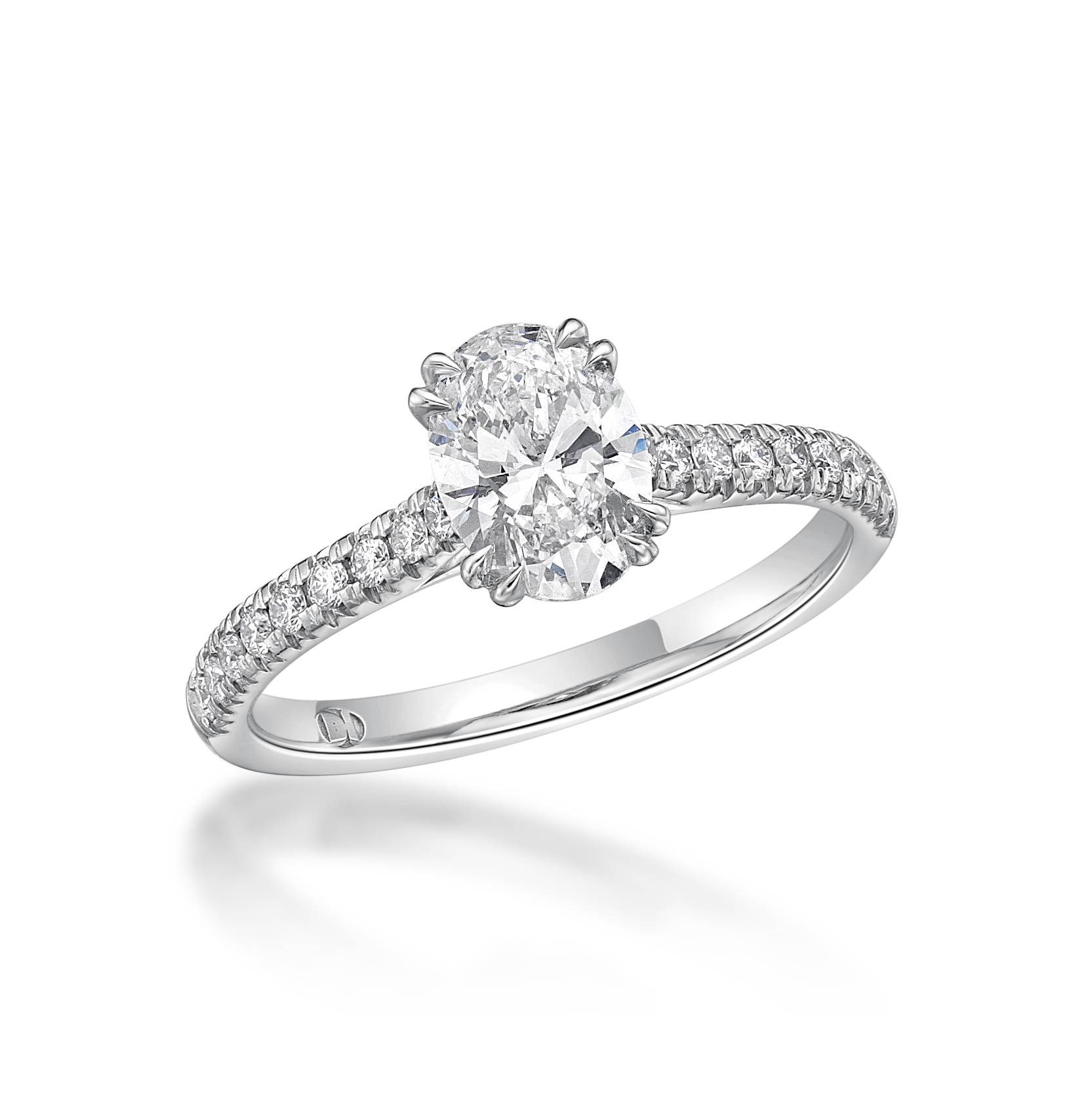Venus - Oval Cut Diamond Engagement Ring image 1