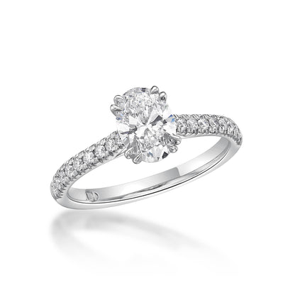 Venus - Oval Cut Diamond Engagement Ring image 1