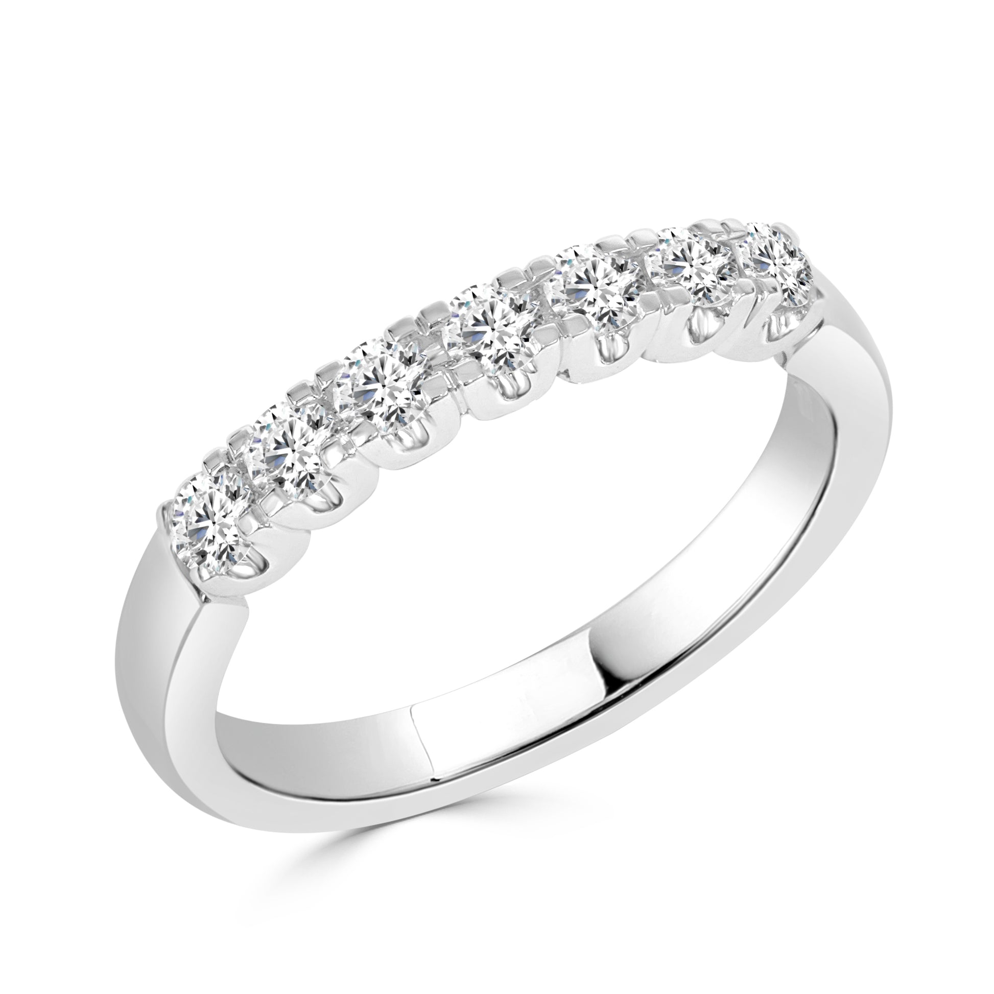 Round Brilliant Cut Diamond Band image 1
