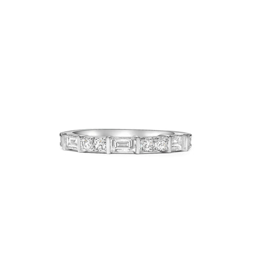 Alternate Bar/Claw set Diamond Band image 0