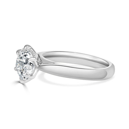 Round Brilliant Cut Diamond Solitaire Ring image 1