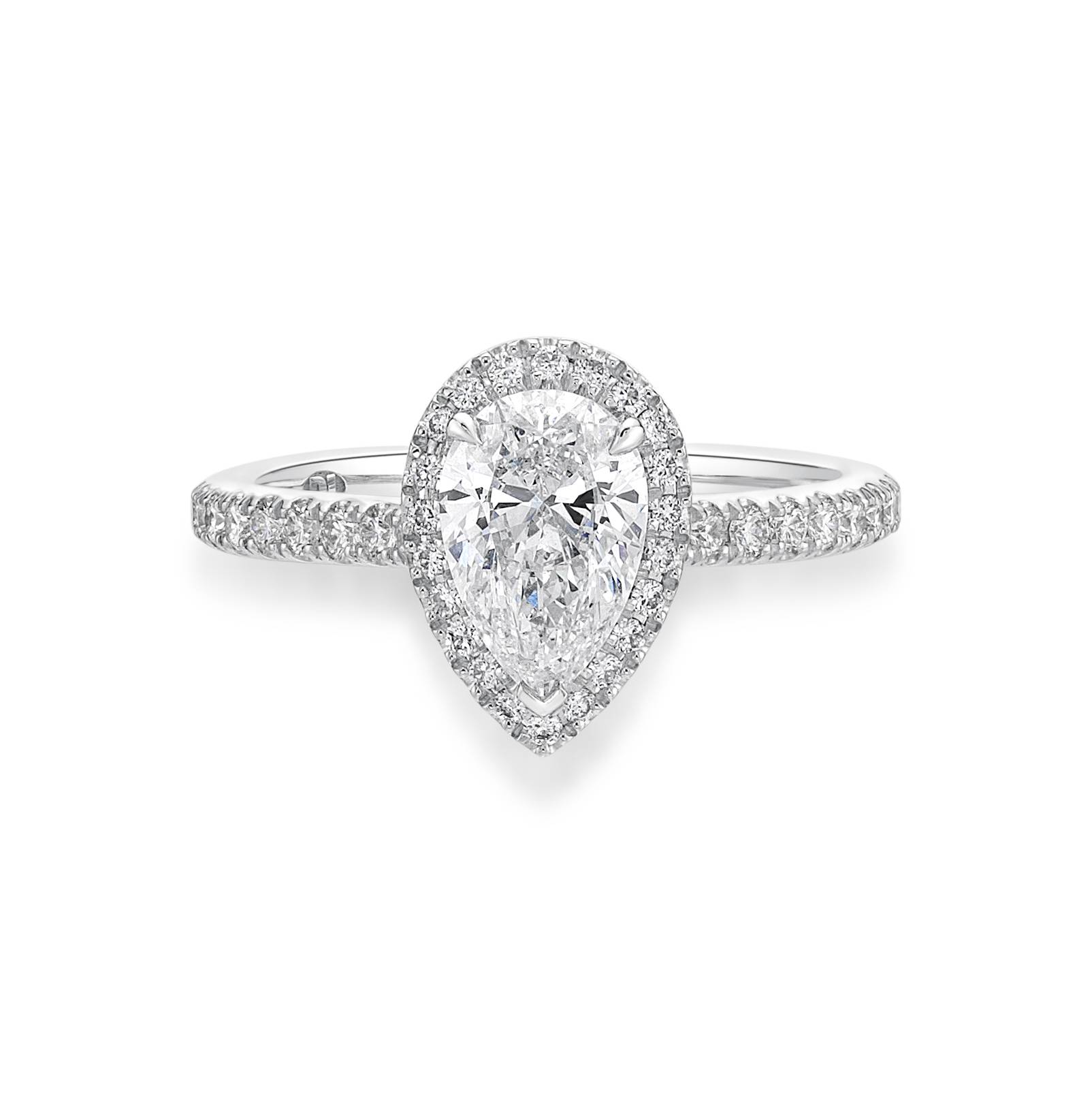 Estelle - Pear Cut Diamond Engagement Ring image 0