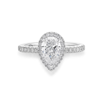 Estelle - Pear Cut Diamond Engagement Ring image 0