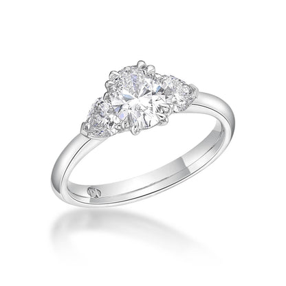 Lasya - Oval Cut Diamond Engagement Ring image 1