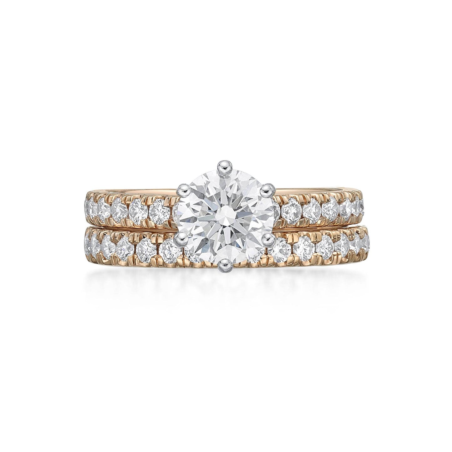 Amara - Round Brilliant Cut Diamond Engagement Ring image 2